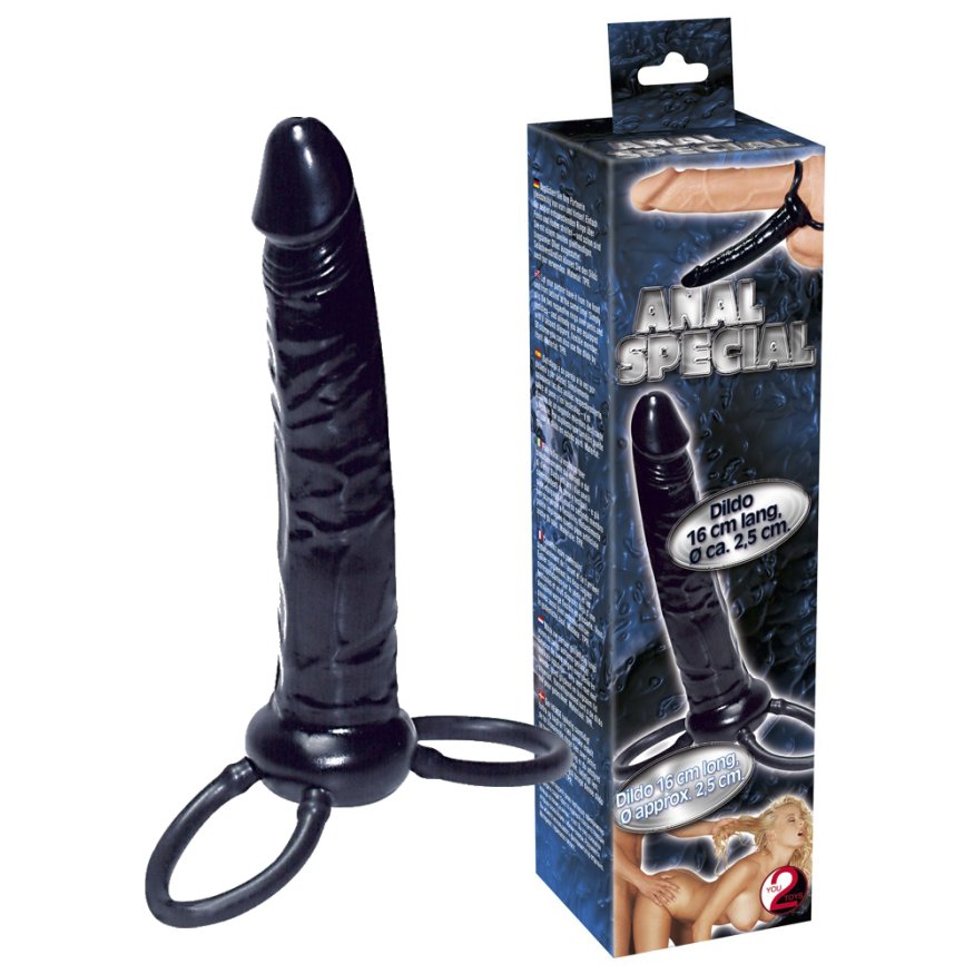 Насадка для двойного проникновения - Anal Special Black