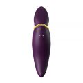 Кліторальний вібромасажер з язичком і вібрацією Zalo Hero, Twilight Purple