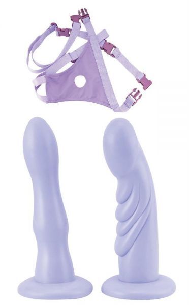 Страпон с двумя фаллоимитаторами ULTIMATE TWIN STRAP-ON