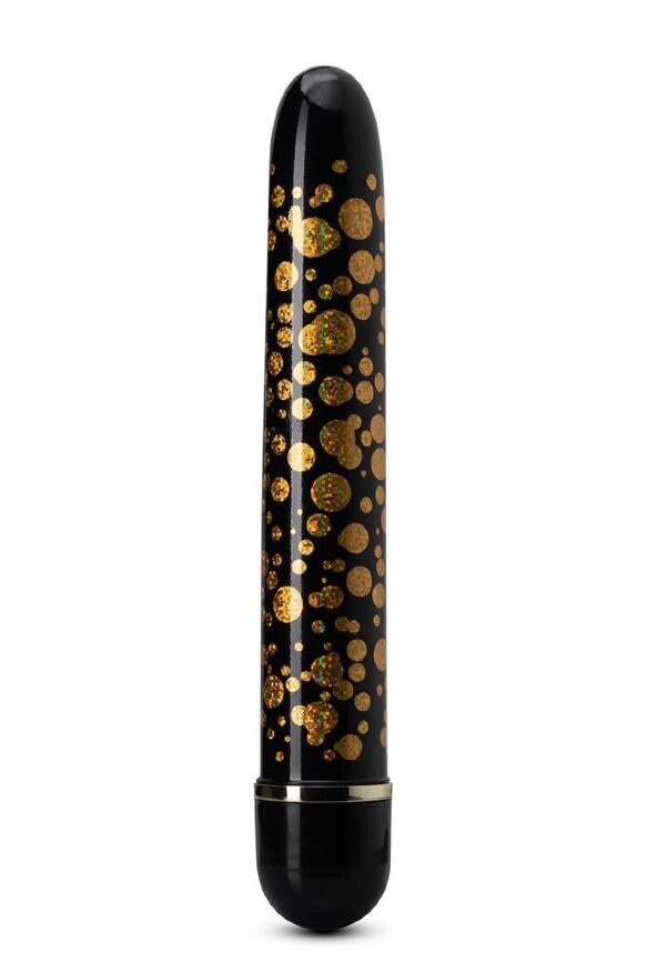 Вибратор классический THE COLLECTION RISE AND SPARKLE BLACK