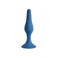 Анальная пробка силиконовая Le Frivole Blue