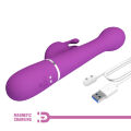 Вибромассажер с поступательным движением серии Pretty Love - Dejon Purple, BW-500014-3