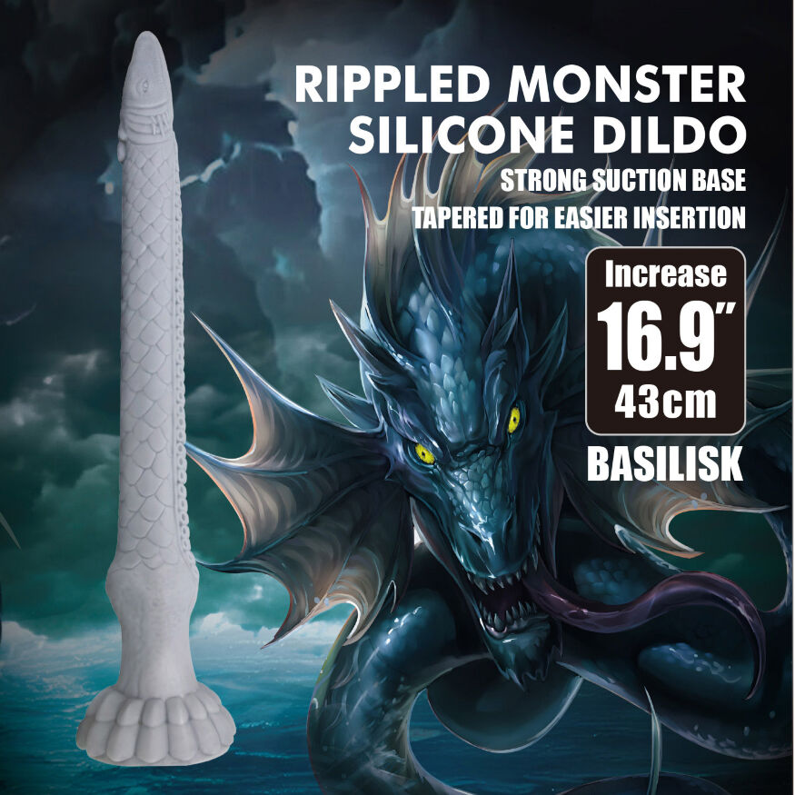 Фэнтезийный фаллоимитатор – Power Monsters Basilisk, 43 см