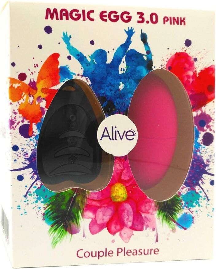 Виброяйцо Alive Magic Egg 3.0 с дистанционным управлением розовое