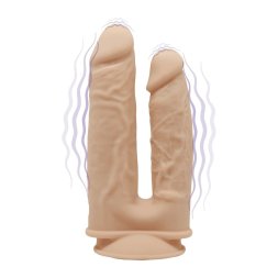Фалоімітатор подвійний з вібрацією SilexD Double Gusto Flesh Motor (Model 1 size 8" & 7")