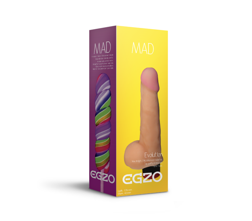 Вибратор EGZO Ciberskin V004 ( 17,6 см х 4,2 см )