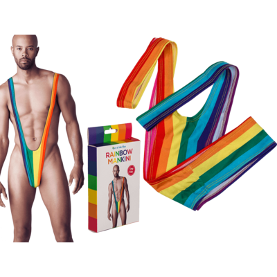 Чоловічі стрінги Rainbow Mankini One Size