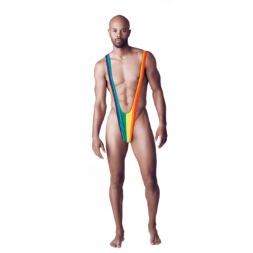 Чоловічі стрінги Rainbow Mankini One Size