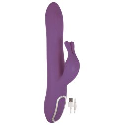 Вибратор кролик - Isabella 5 funkcji USB Purple