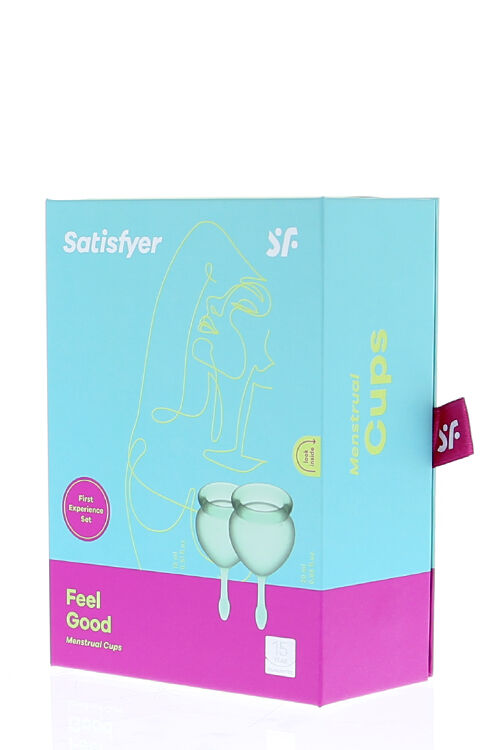 Менструальные чаши SATISFYER FEEL GOOD MENSTRUAL CUP GREEN