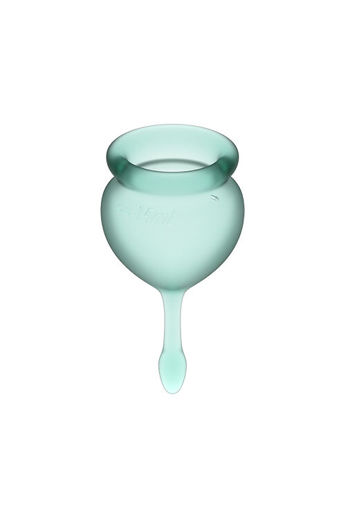 Менструальные чаши SATISFYER FEEL GOOD MENSTRUAL CUP GREEN