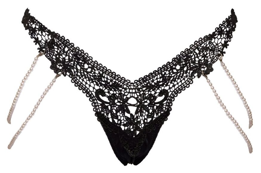 Стринги String with Pearl Chains S/M