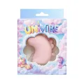 Стимулятор клитора с пульсацией UNIVIBE Единорог, 5 режимов, розовый