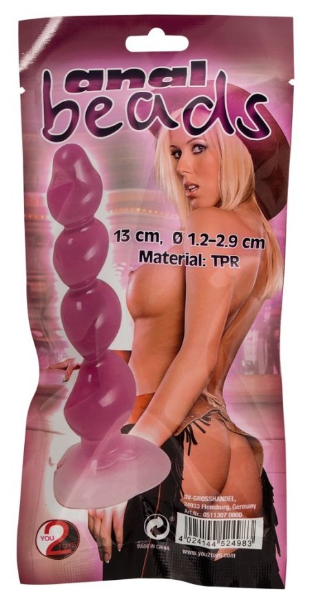 Анальні кульки на присосці Anal Beads
