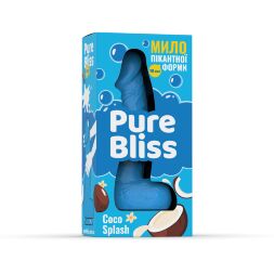 Мыло член Pure Bliss Coco Splash Blue, 18 см