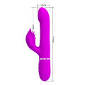 Вібромасажер із поступальним рухом серії Pretty Love - Falin Twinkled Tenderness Purple 7 vibration functions 4 rolling functions