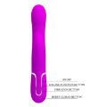 Вібромасажер із поступальним рухом серії Pretty Love - Falin Twinkled Tenderness Purple 7 vibration functions 4 rolling functions