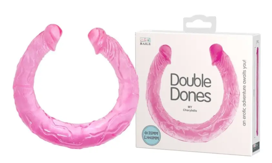 Двойной фаллоимитатор "Double Dong" PINK