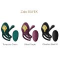 Смарт-эрекционное кольцо Zalo — BAYEK Obsidian Black, двойное с вводимой частью, пульт ДУ
