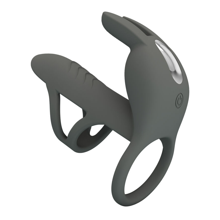 Насадка с вибрацией Pretty Love - MASTER RING GRAY, BI-210326-1