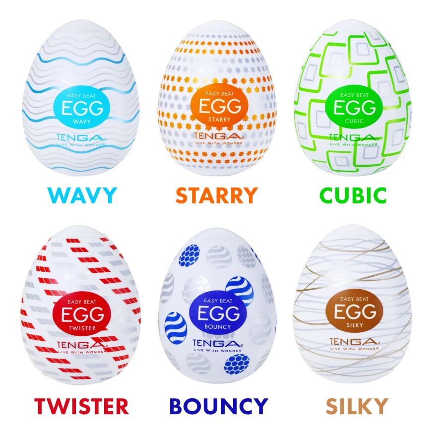 Мастурбатор-яйцо Tenga Egg Silky