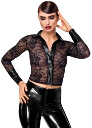 Блуза Noir Handmade F377 Noirelle Lace Button-up Shirt XL