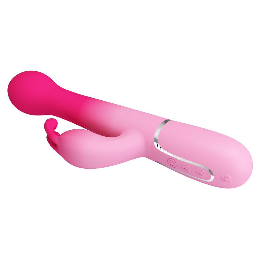 Вибромассажер с поступательным движением серии Pretty Love - Dejon Pink, BW-500014-4
