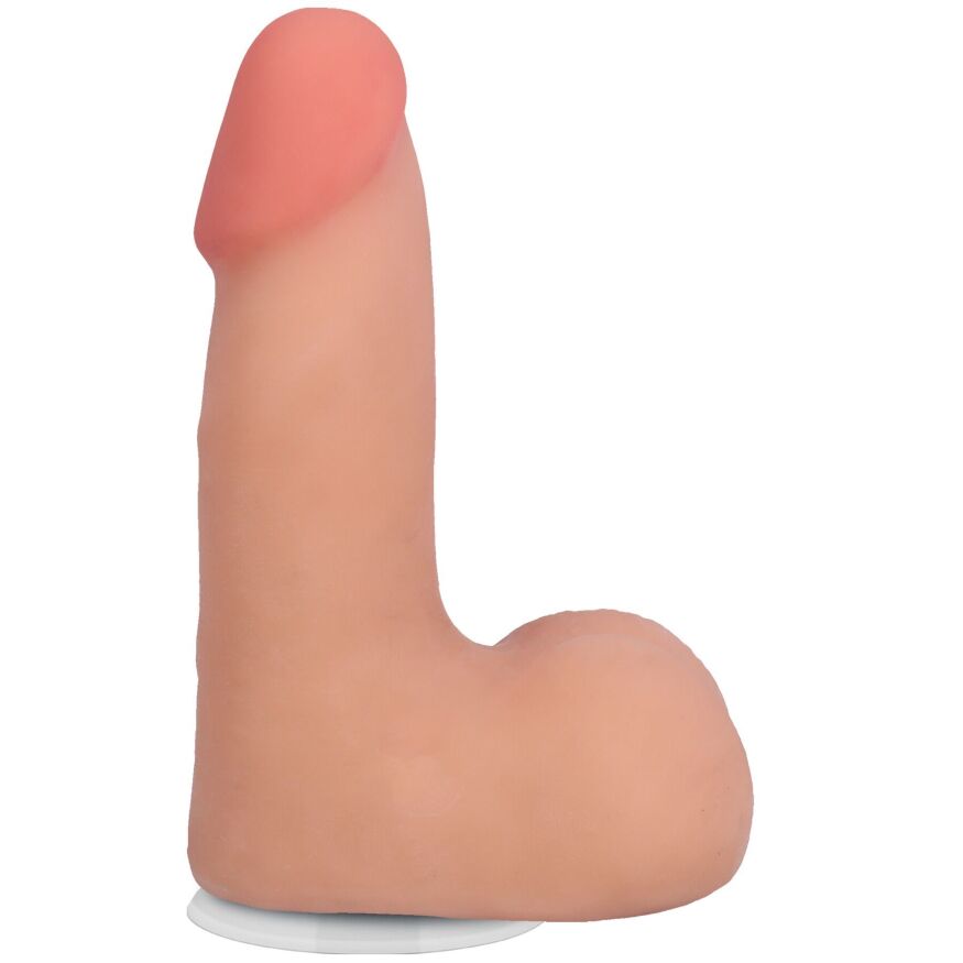 Фаллоимитатор Doc Johnson The Realistic Cock ULTRASKYN - 5" with Balls Vanilla (надрыв упаковки!!!)