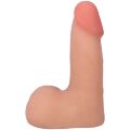 Фаллоимитатор Doc Johnson The Realistic Cock ULTRASKYN - 5" with Balls Vanilla (надрыв упаковки!!!)