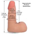 Фаллоимитатор Doc Johnson The Realistic Cock ULTRASKYN - 5" with Balls Vanilla (надрыв упаковки!!!)