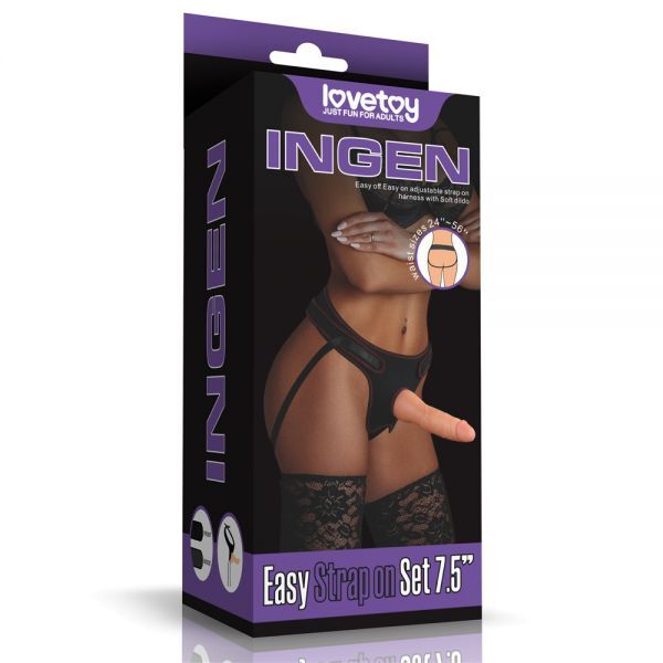Комплект: трусики со страпоном Easy Strapon Set 7.5