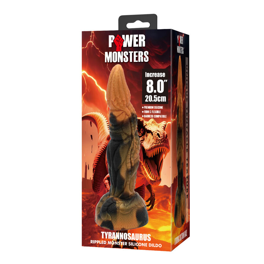 Фэнтезийный фаллоимитатор - Power Monsters Tyrannosaurus, 20.5 см