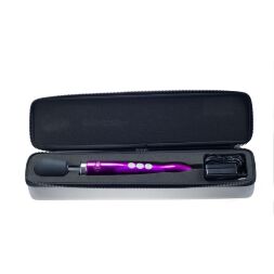 Вібромасажер DOXY Die Cast Purple, дуже потужний, живлення 220В, металевий корпус