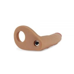Тілесна насадка-вібратор для подвійного проникнення 7" The Ultra Soft Double-Vibrating 17 см