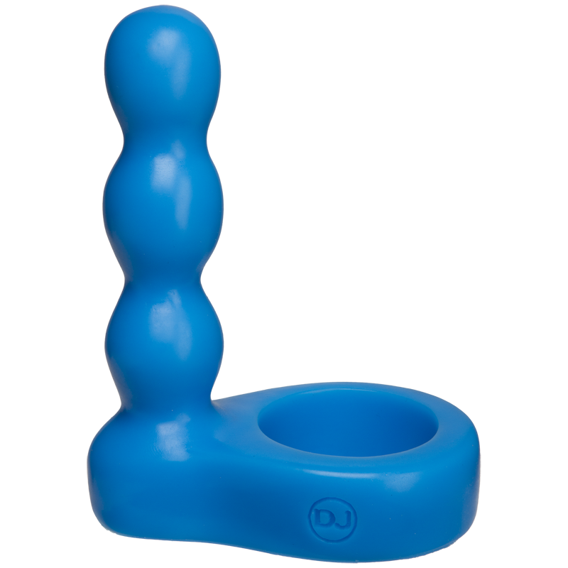 Насадка для двойного проникновения Doc Johnson The Double Dip 2 Blue, для пениса или игрушки