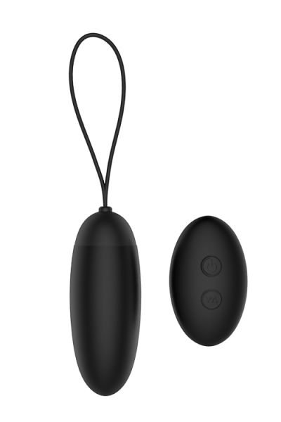 Виброяйцо  с беспроводным пультом DUSKY PLEASER BLACK