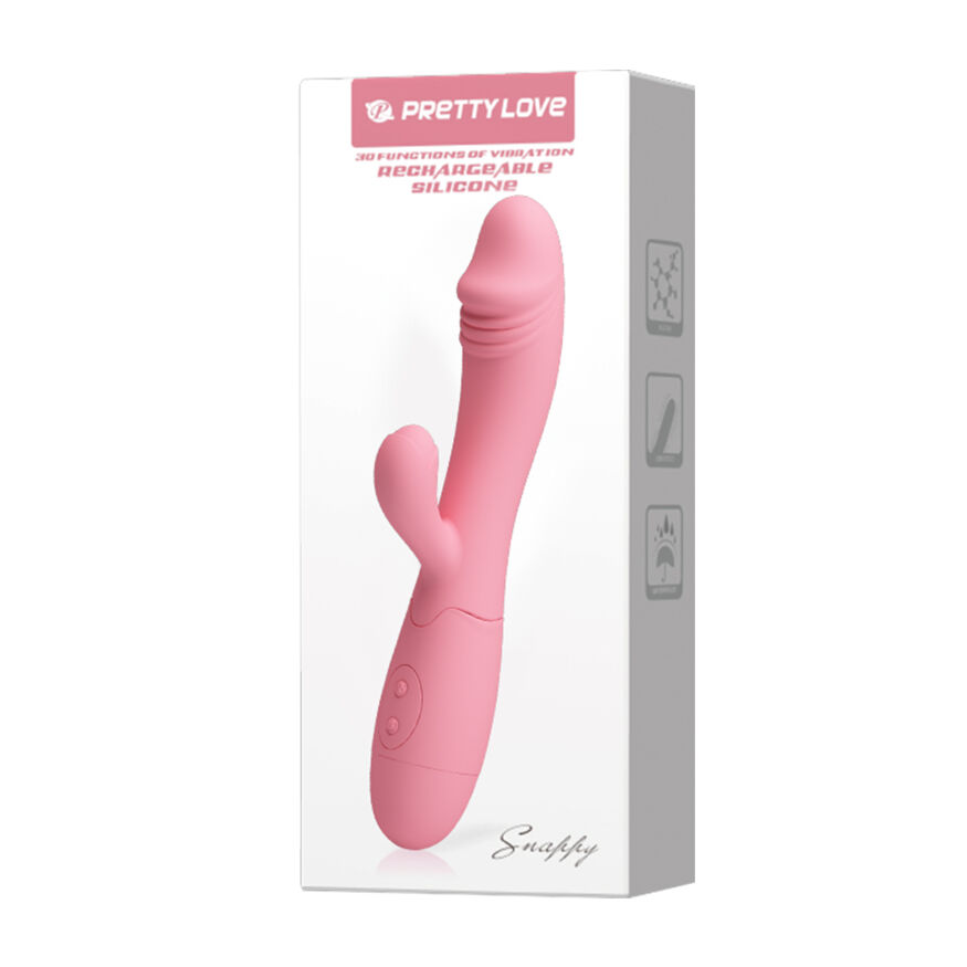 Вібратор кролик- Pretty Love Snappy Vibrator Light Pink