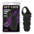 Насадка с петлей для мошонки Chisa Get Lock Black