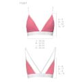 Спортивний топ з подвійними бретелями Passion PS007 TOP XL, pink