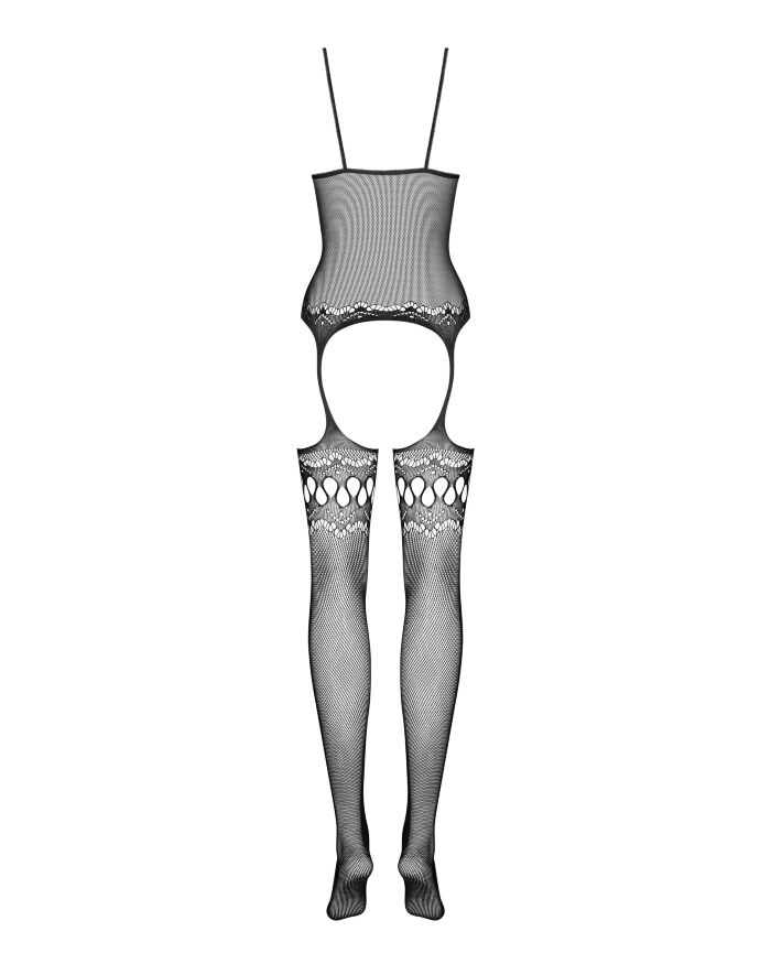 Бодістокінг - Obsessive F214 Bodystocking Black S/M/L