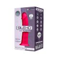 Фаллоимитатор с вибрацией SilexD Henry Vibro Pink (MODEL 2 size 7in), двухслойный