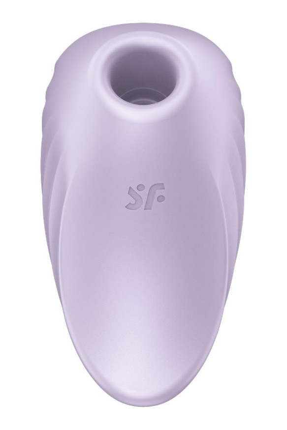 Вакуумний стимулятор Satisfyer Pearl Diver для клітора, з вібрацією, фіолетовий.
