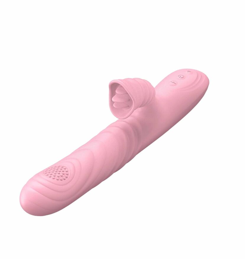 Вибратор кролик с функцией толчков Angelia, USB