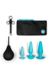 Набір для анального сексу B-Vibe Anal Training 7 предметів, синій