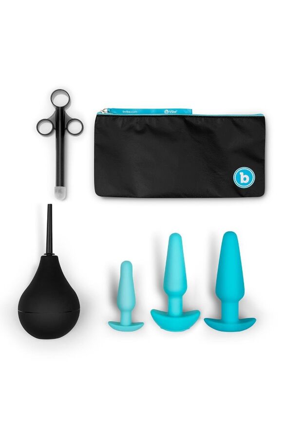 Набір для анального сексу B-Vibe Anal Training 7 предметів, синій