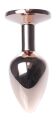 Анальний затор Boss Series - Jewellery Red Gold PLUG Dark Blue S, BS6400114