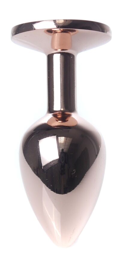 Анальний затор Boss Series - Jewellery Red Gold PLUG Dark Blue S, BS6400114