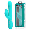 Вибромассажер с поступательным движением серии Pretty Love - Falin Twinkled Tenderness Green 7 vibration functions 4 rolling functions