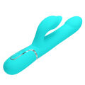 Вибромассажер с поступательным движением серии Pretty Love - Falin Twinkled Tenderness Green 7 vibration functions 4 rolling functions