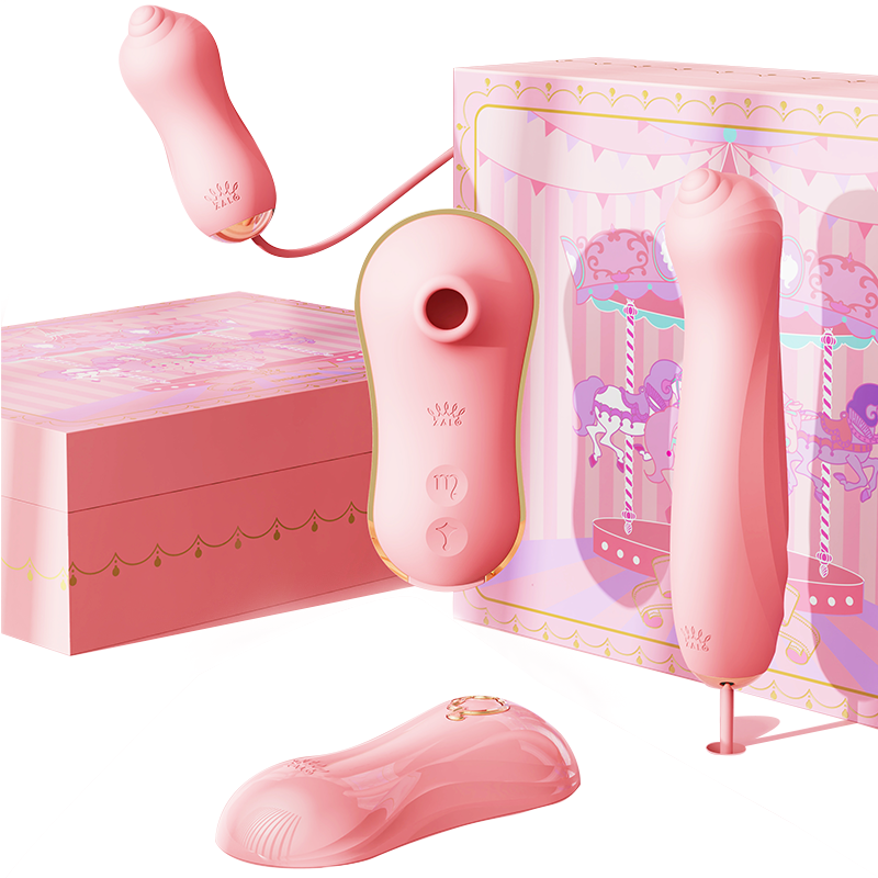 Набор секс игрушек Zalo UNICORN Vibratrion &amp; Thrusting Set - PINK